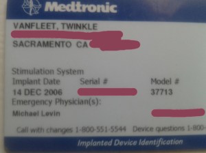 Twinkle VanFleet Medtronic ID Card