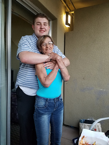 Ozra and Mom resized